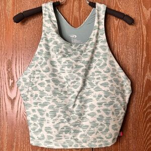 MTA Sport Women's Size 1X Sports Bra Cross back Racerback Padded Removable Sport
